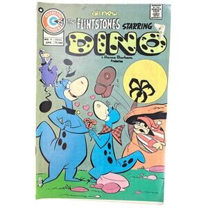 The Flintstones Starring Dino #9, Barbera Bronze Age Charlton Comics April 1975